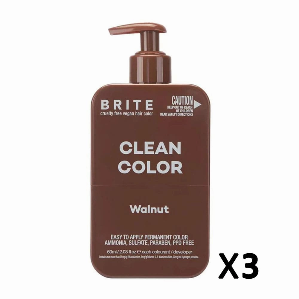 3x Brite Clean Color Walnut