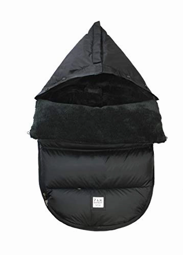 7 A.M. Enfant PlushPod, Black Plush, Medium/Large 18M-3T