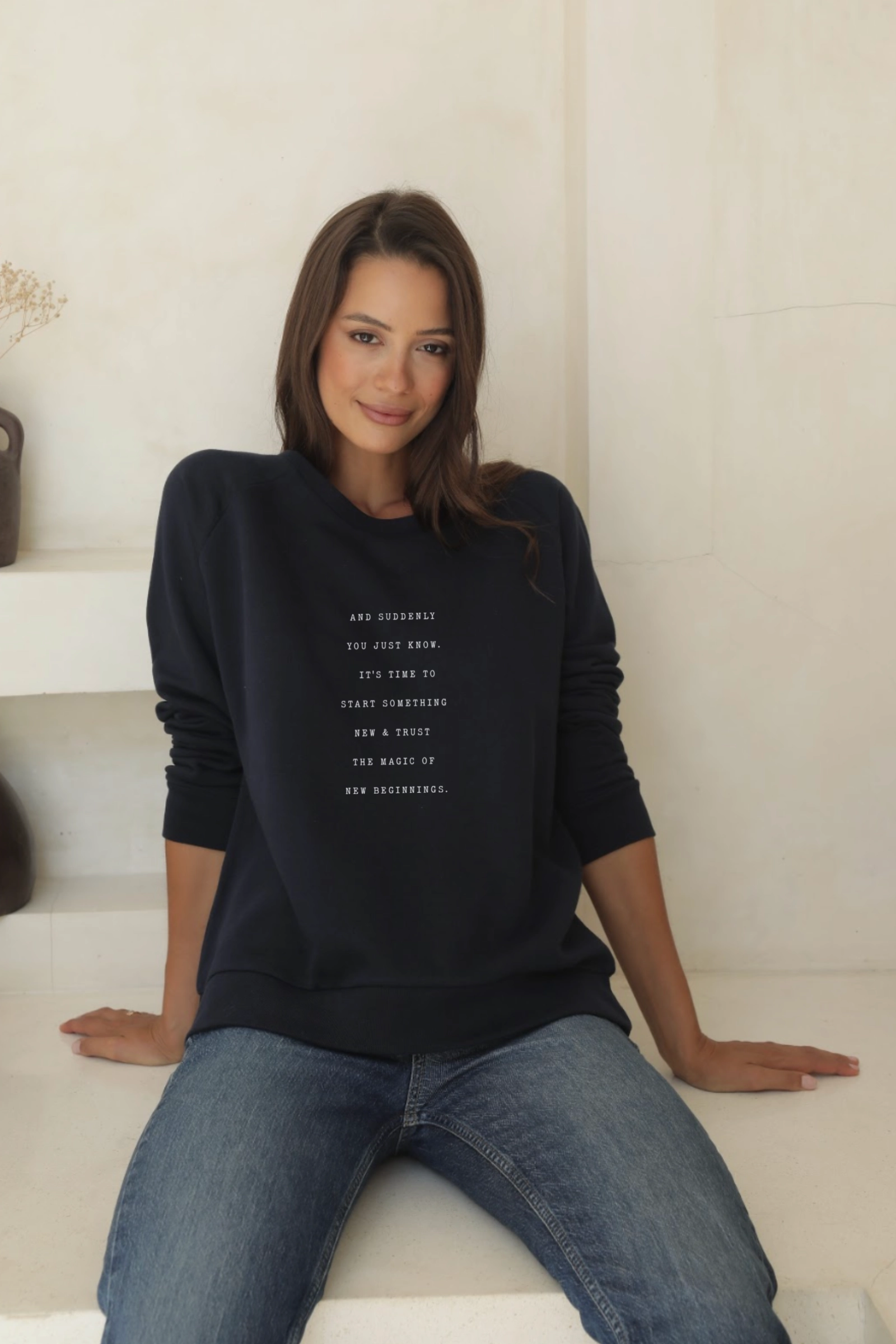 "New Beginnings" New Style Pullover