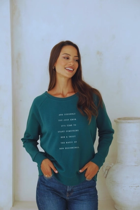 "New Beginnings" New Style Pullover