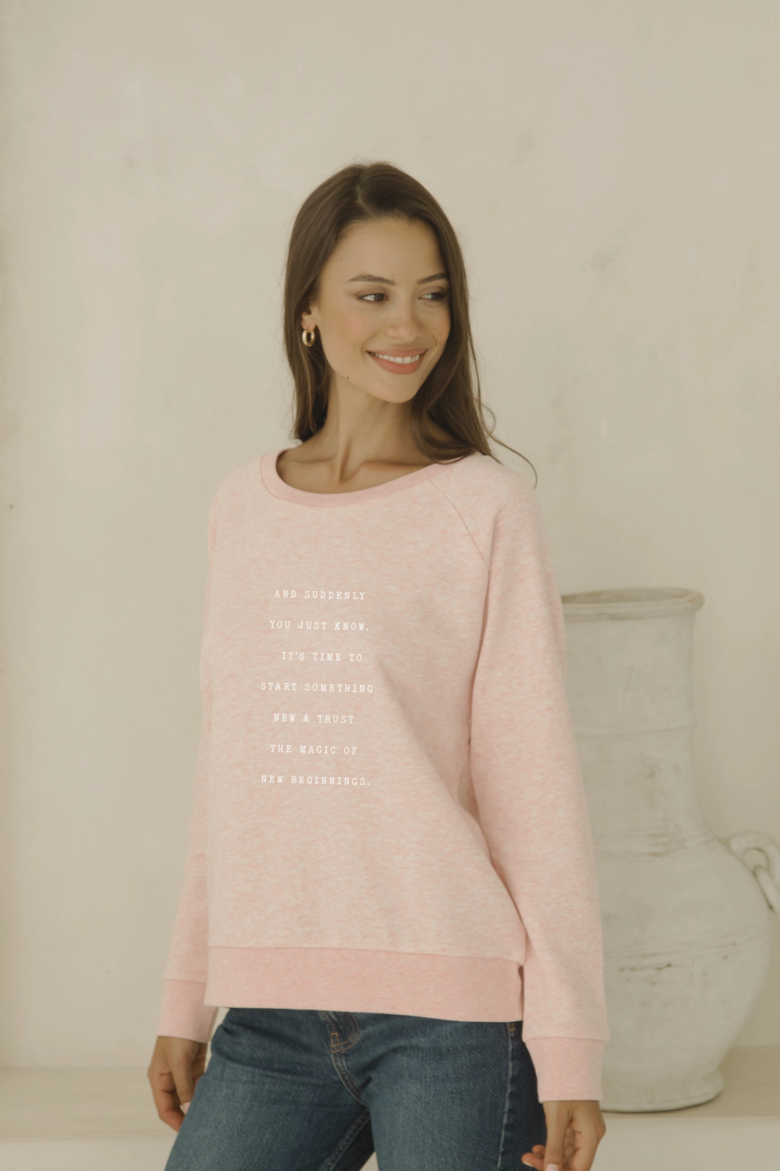 "New Beginnings" New Style Pullover