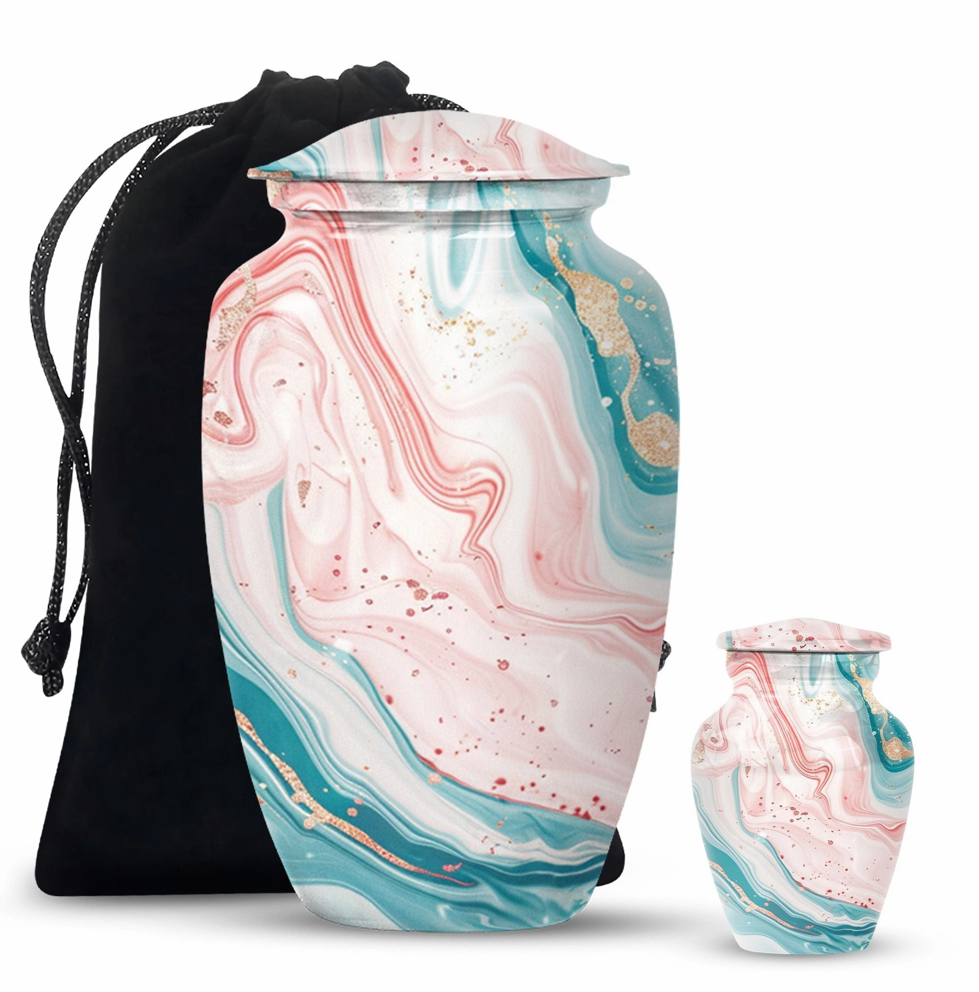 Abstract Memorial Human Urns for Ashes