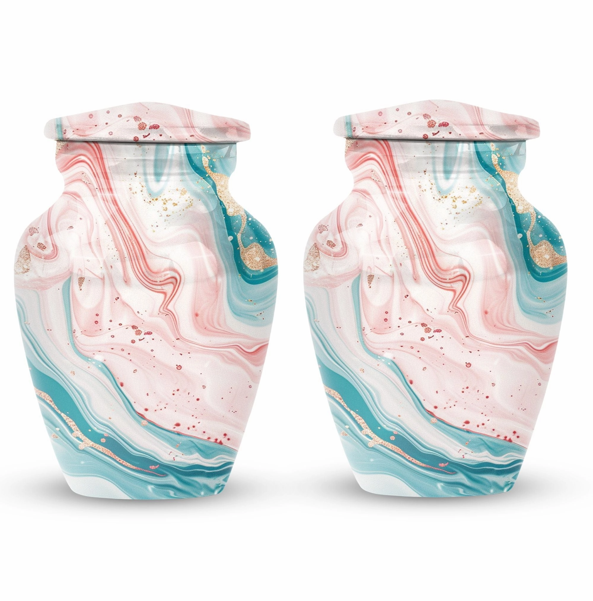 Abstract Memorial Human Urns for Ashes