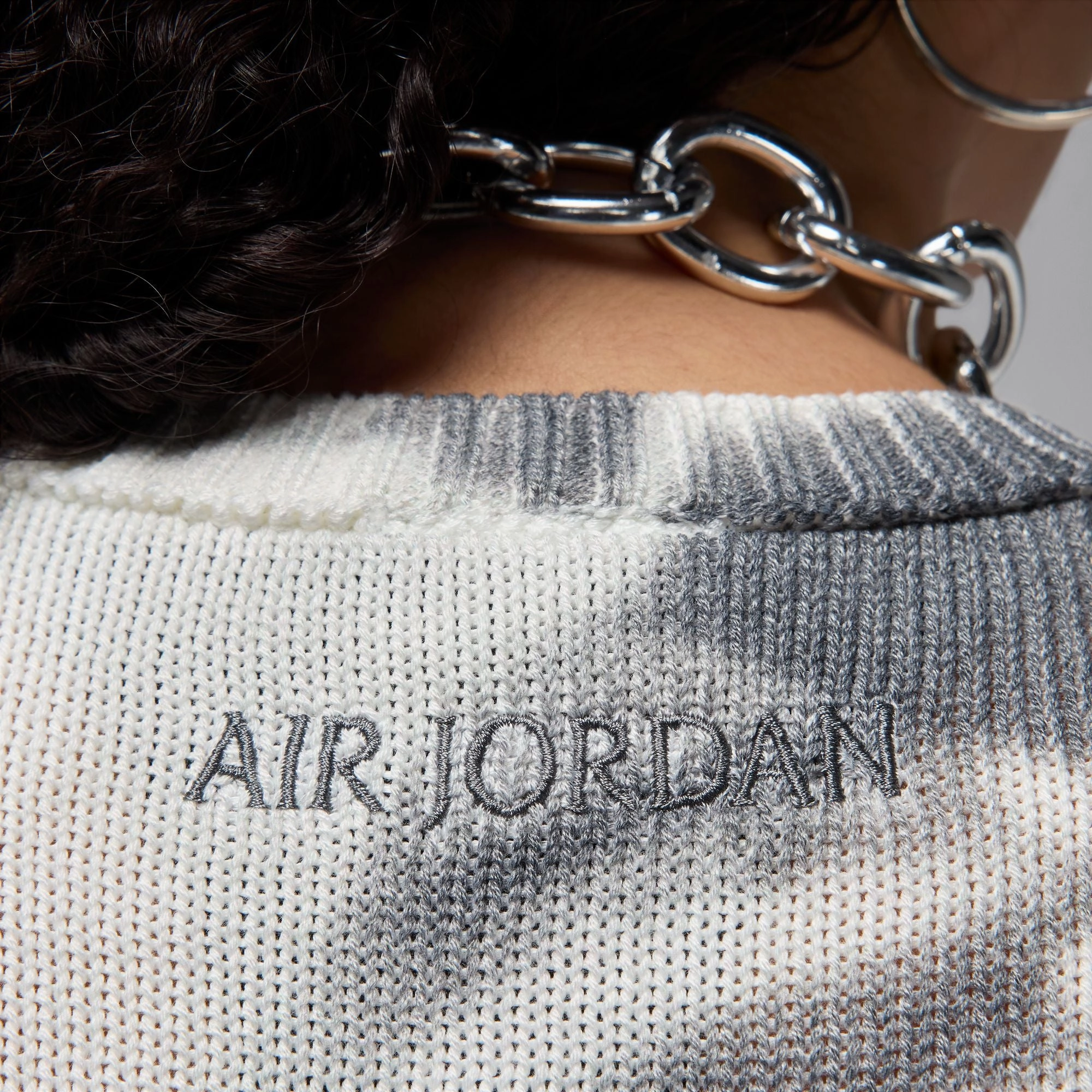 AIR JORDAN KNIT SWEATER SAIL