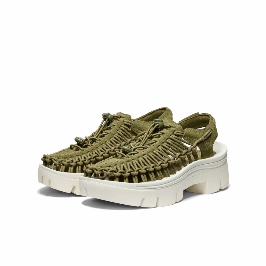 All Gender UNEEK PLT Sneaker  |  Martini Olive/Star White