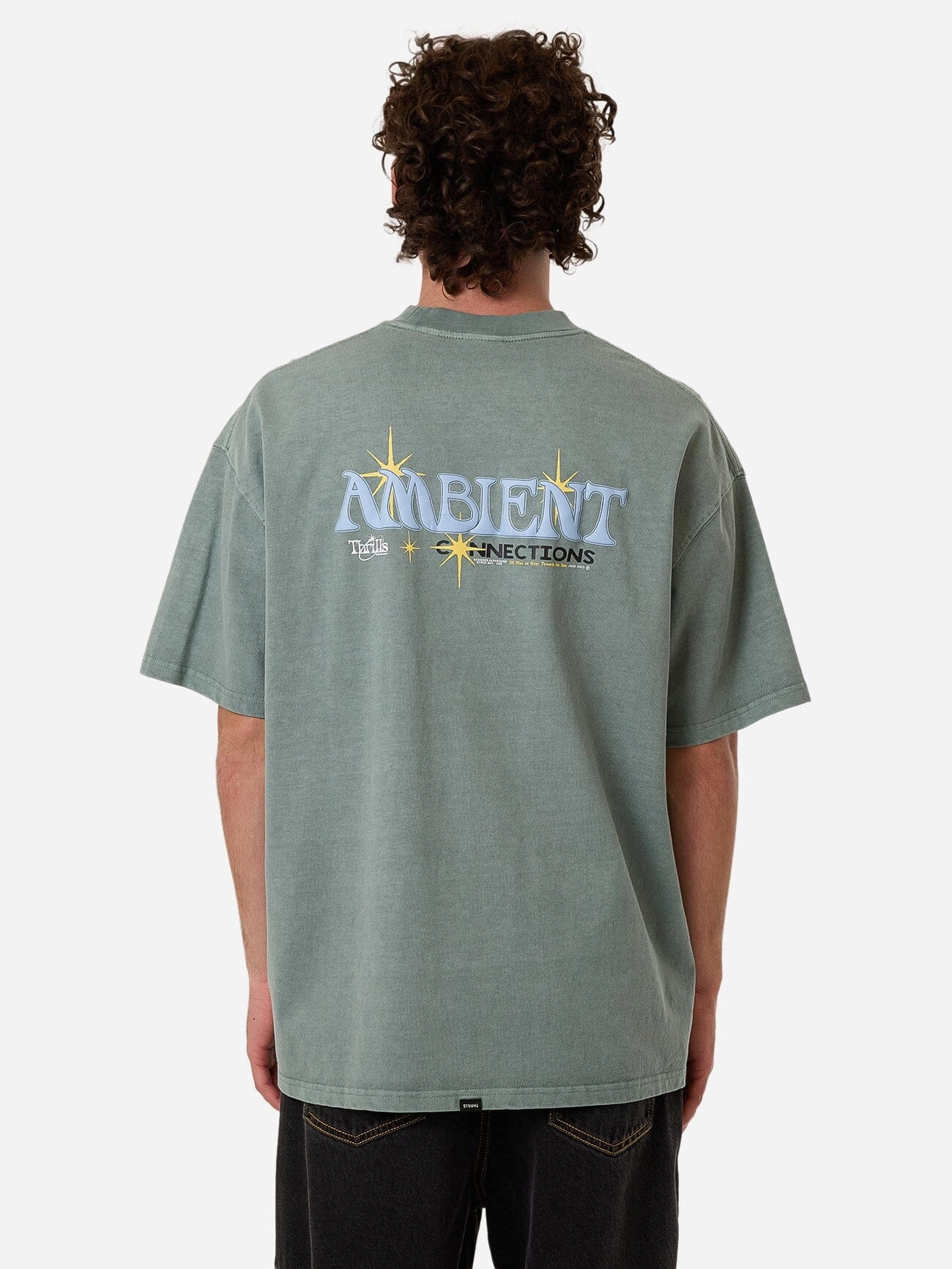 Ambient Connections Box Fit Oversize Tee - Chinois Green