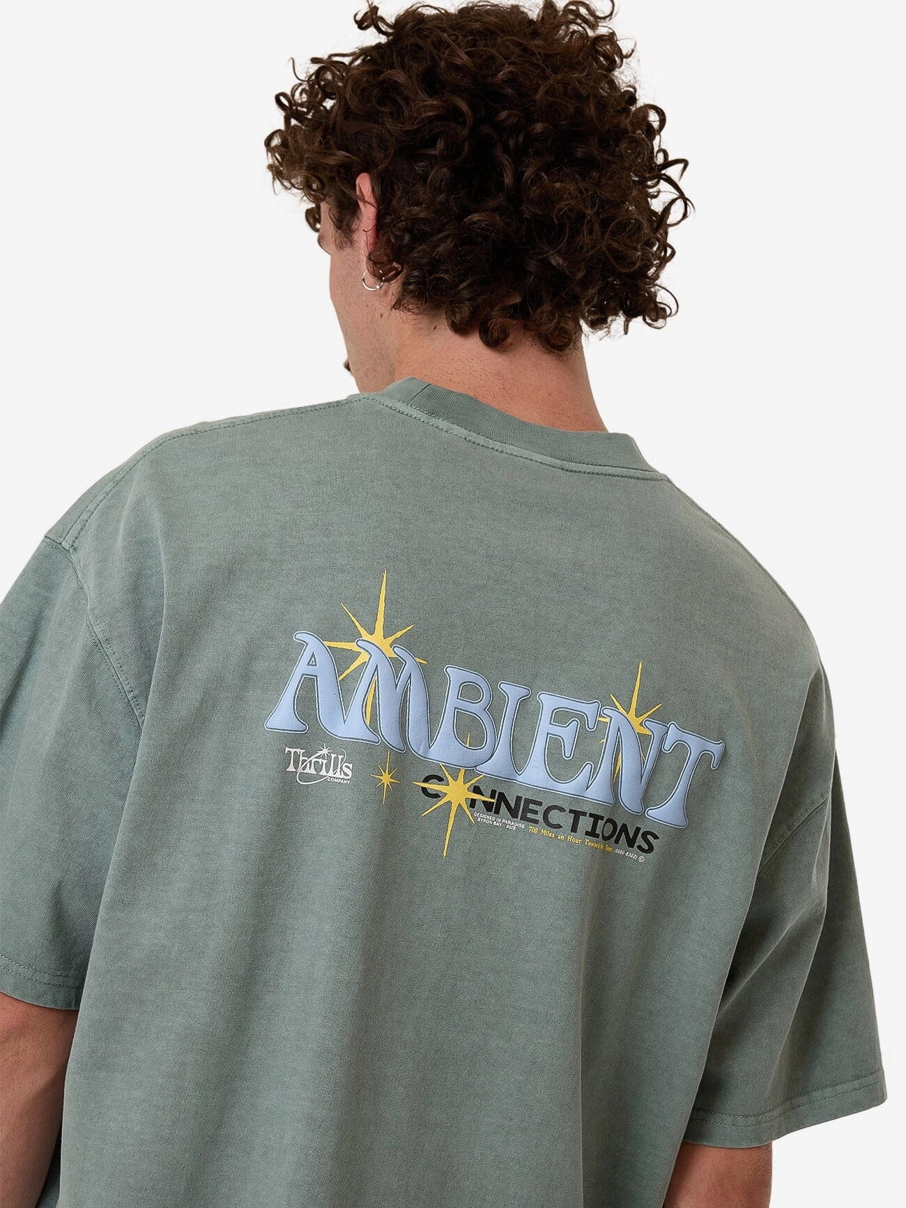 Ambient Connections Box Fit Oversize Tee - Chinois Green
