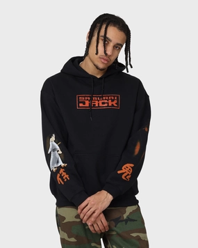 American Thrift X Samurai Jack Samurai Jack Hoodie Black