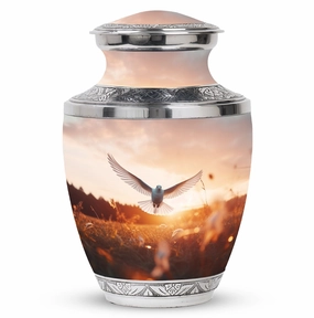 Angel Dove Memoriam: Timeless Aluminium Cremation Urn