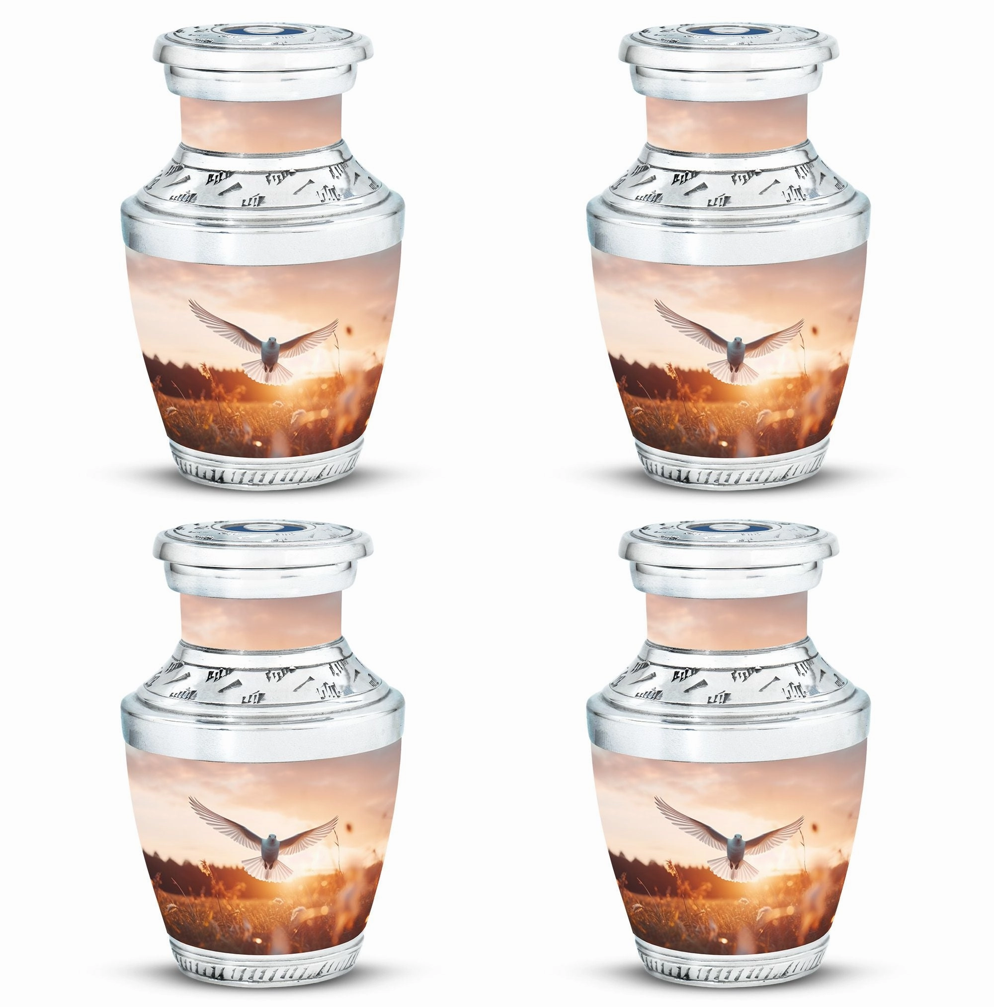 Angel Dove Memoriam: Timeless Aluminium Cremation Urn