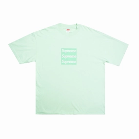 Asspizza x Supreme Triple Box Logo Tee - Mint