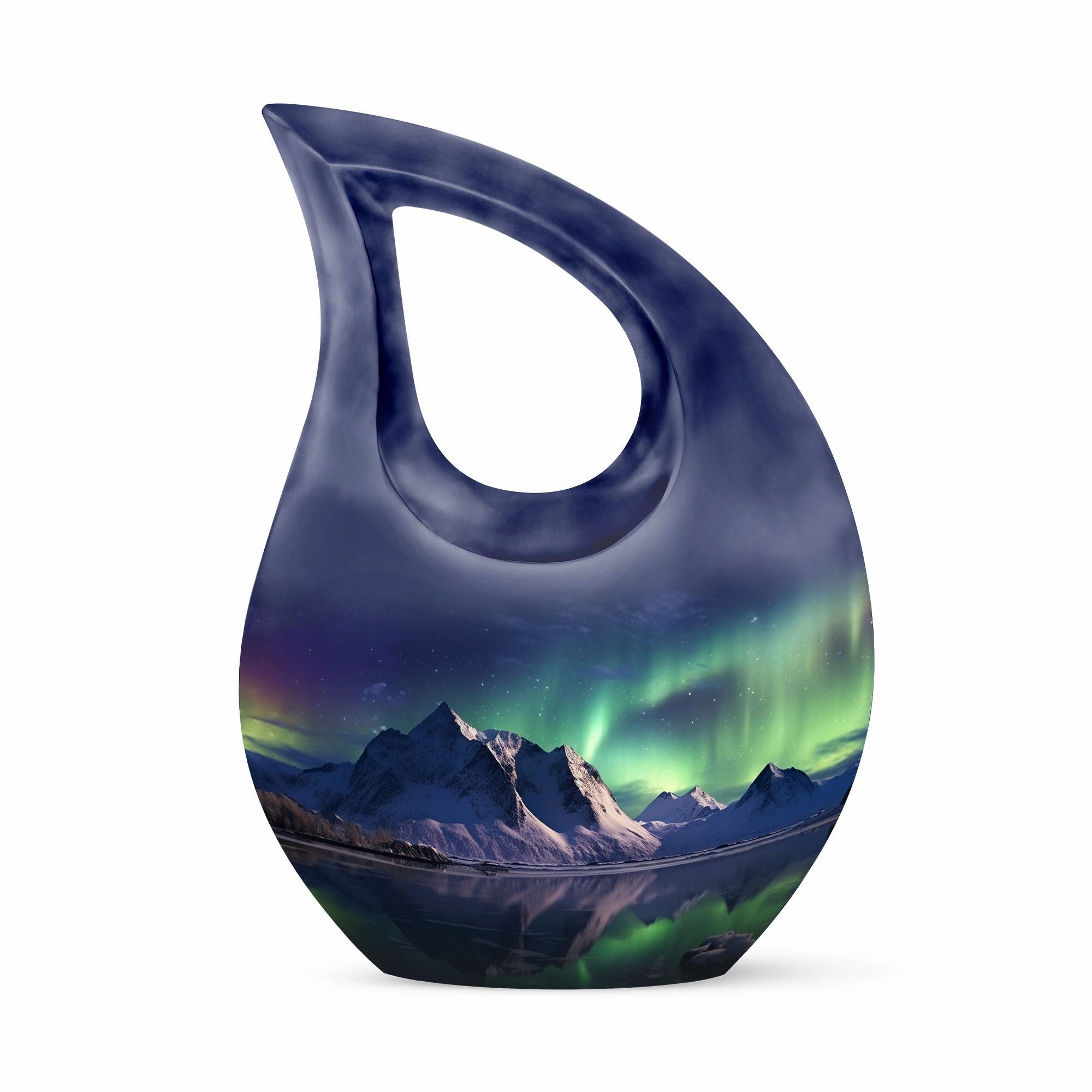 Aurora Urn - Northern Lights Peaceful Cremation Urn