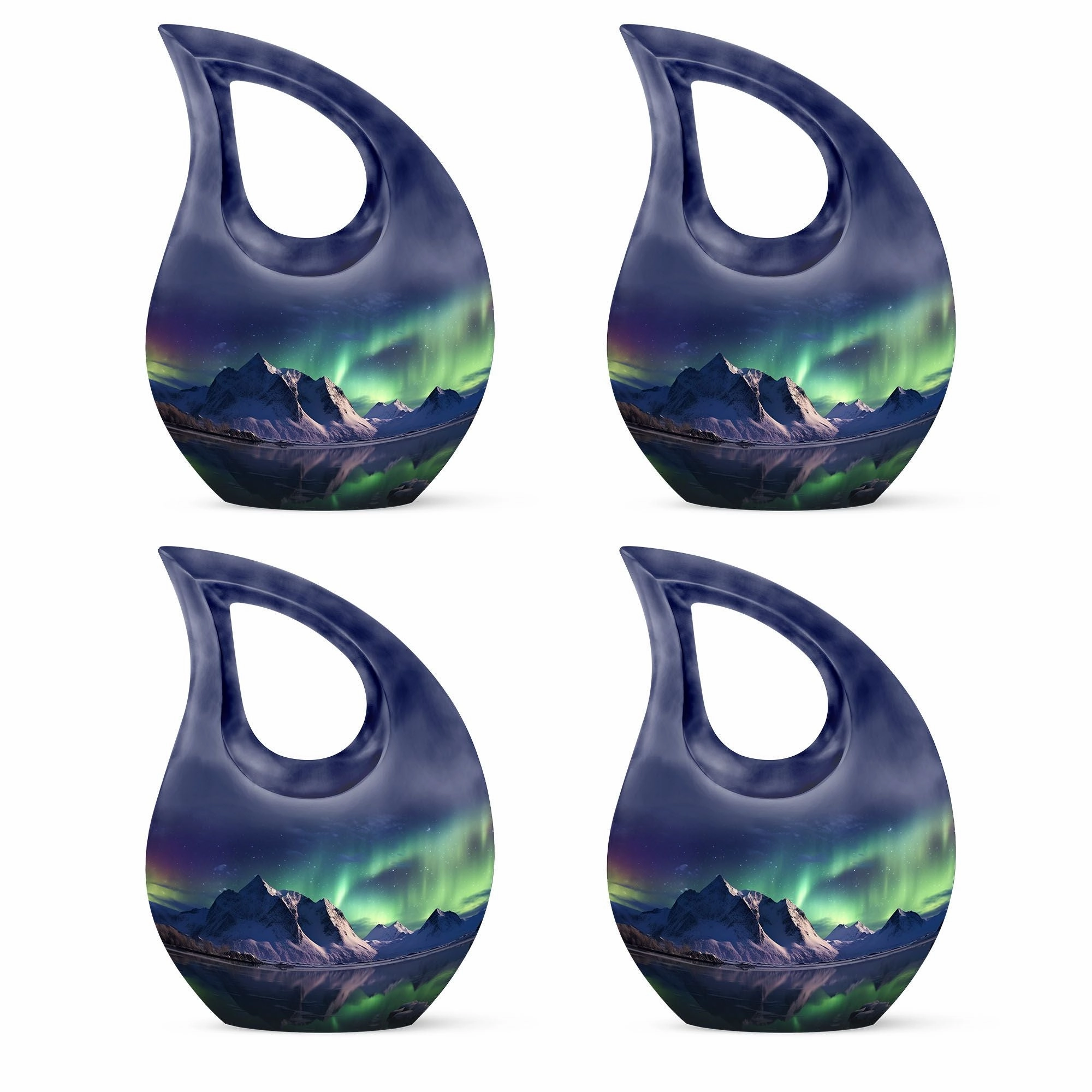 Aurora Urn - Northern Lights Peaceful Cremation Urn