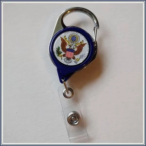 Badge Holder - Retractable w/ Belt Clip