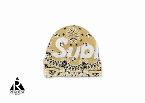 Bandana Big Logo Beanie FW24 Beige