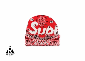 Bandana Big Logo Beanie FW24 Red