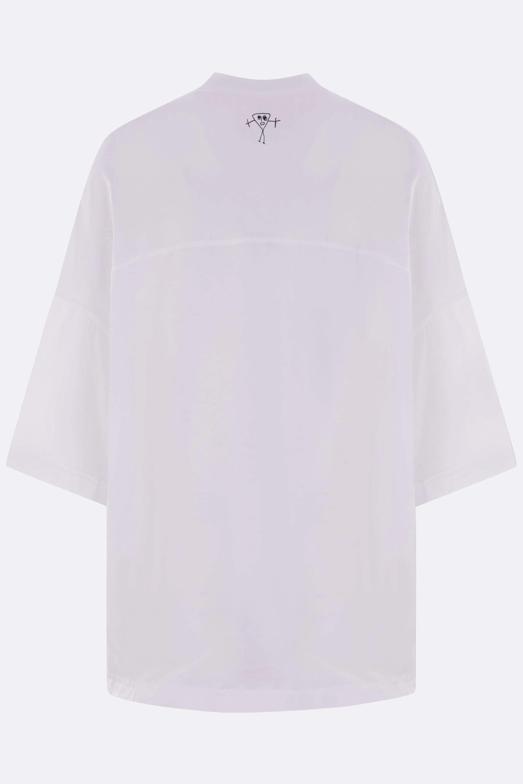 Bianca print cotton oversized t-shirt