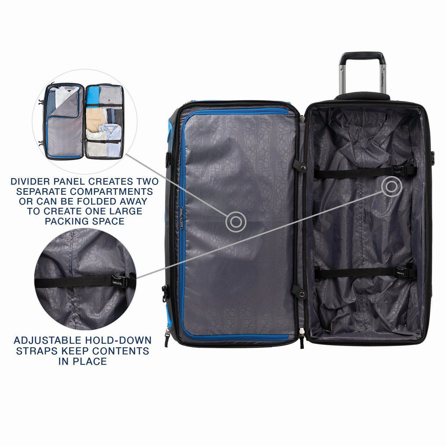 Bold by Travelpro 30" Drop Bottom Rolling Duffel