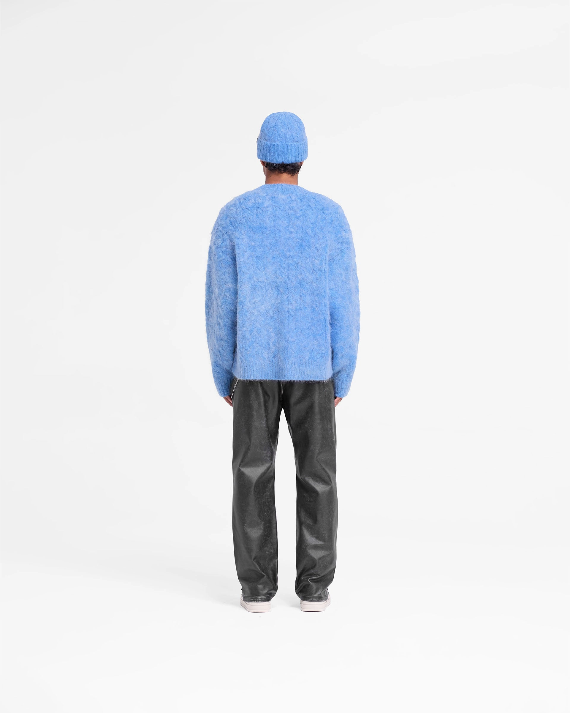 Cable Knit Sweater - Electric Blue