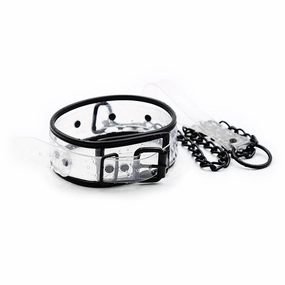 Collar - Transparent with D Ring