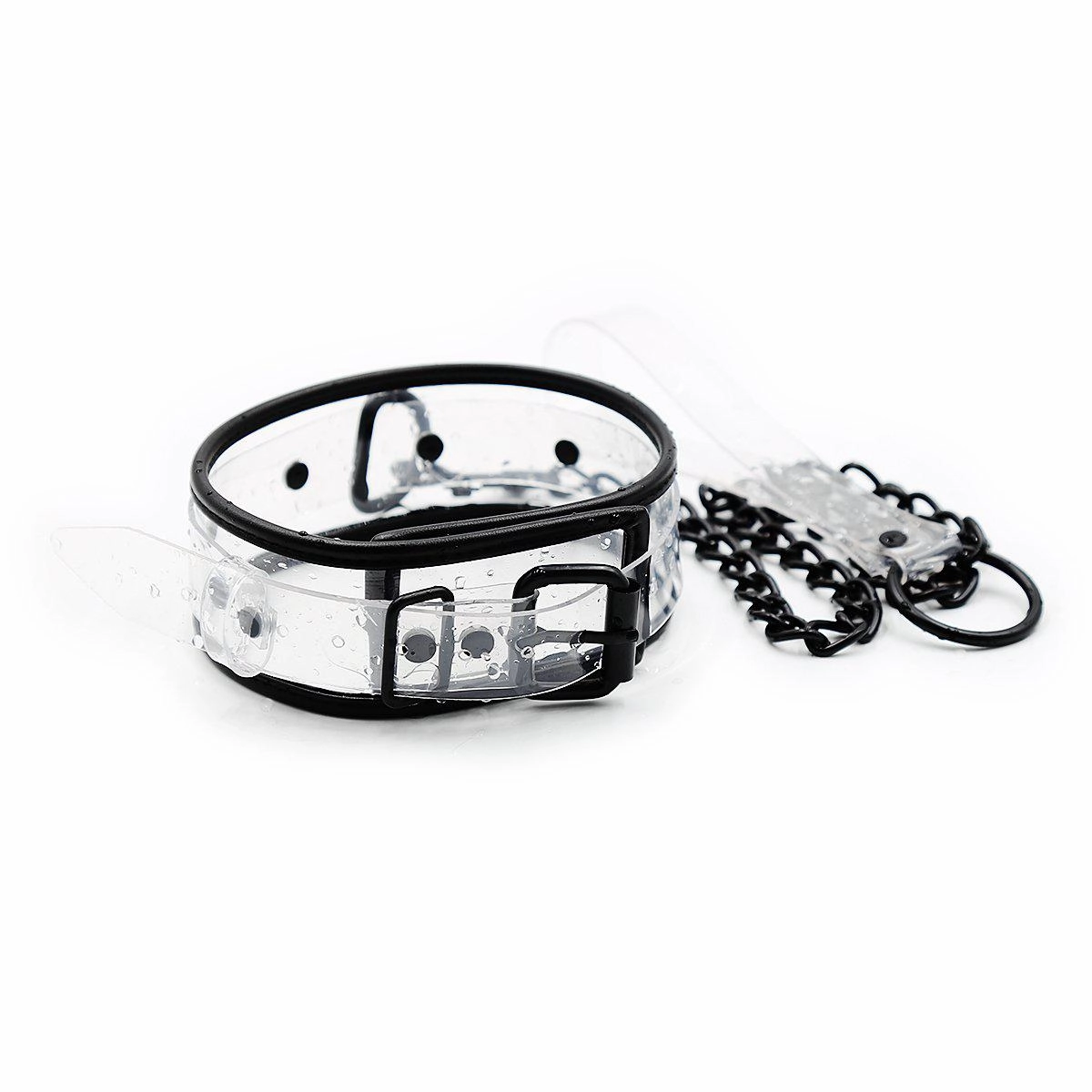 Collar - Transparent with D Ring