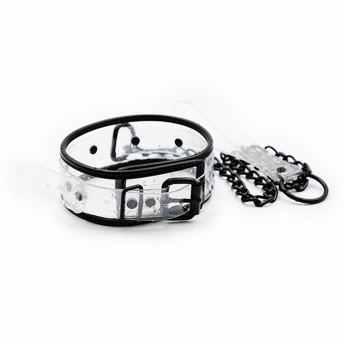 Collar - Transparent with D Ring