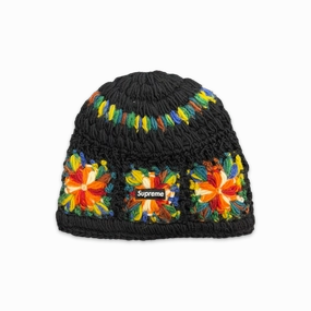 Crochet Beanie SS25 Black
