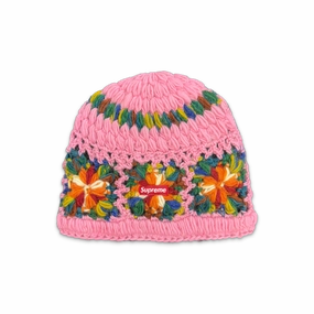 Crochet Beanie SS25 Pink