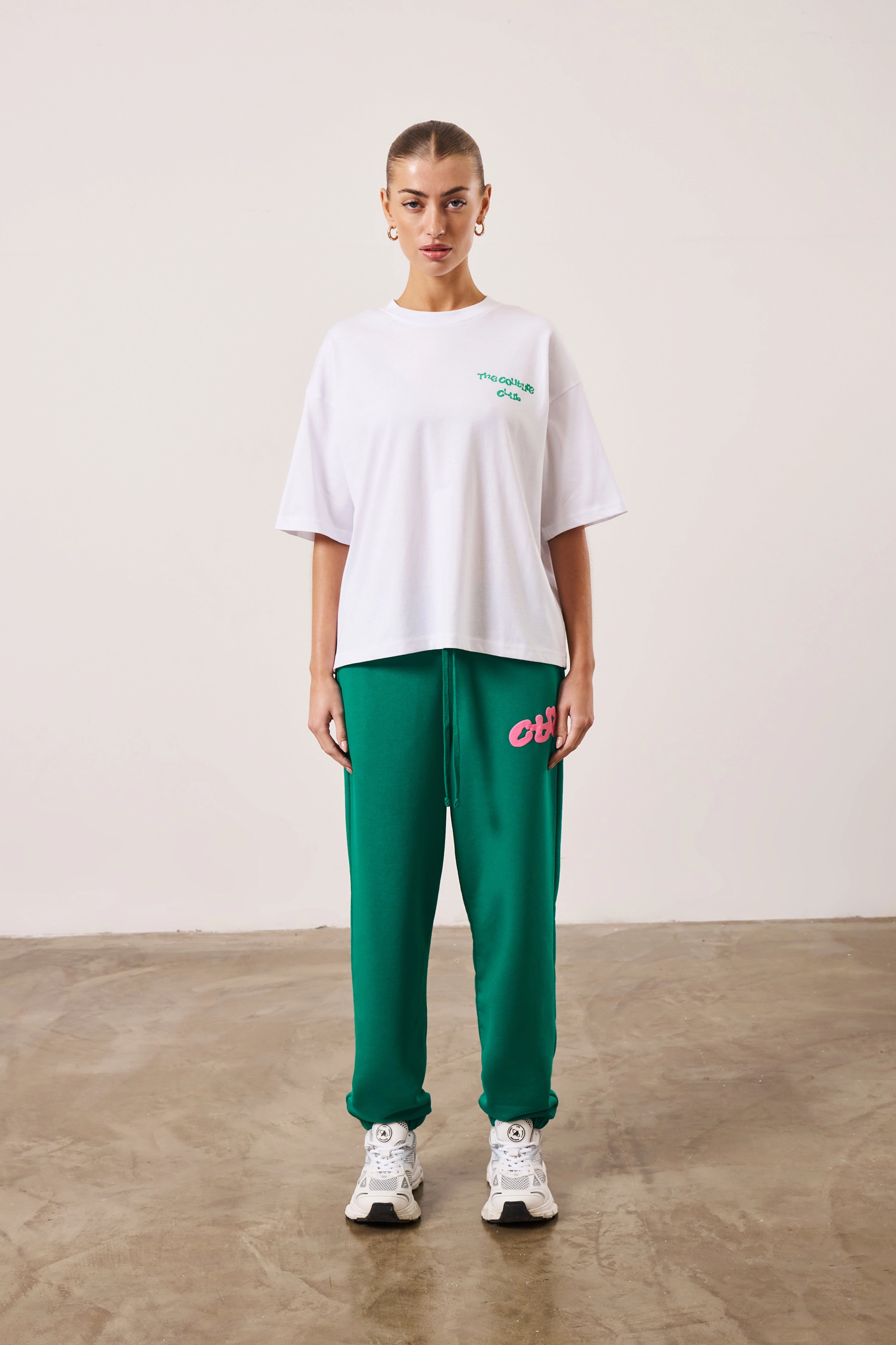 CTRE BUBBLE RELAXED JOGGERS - GREEN