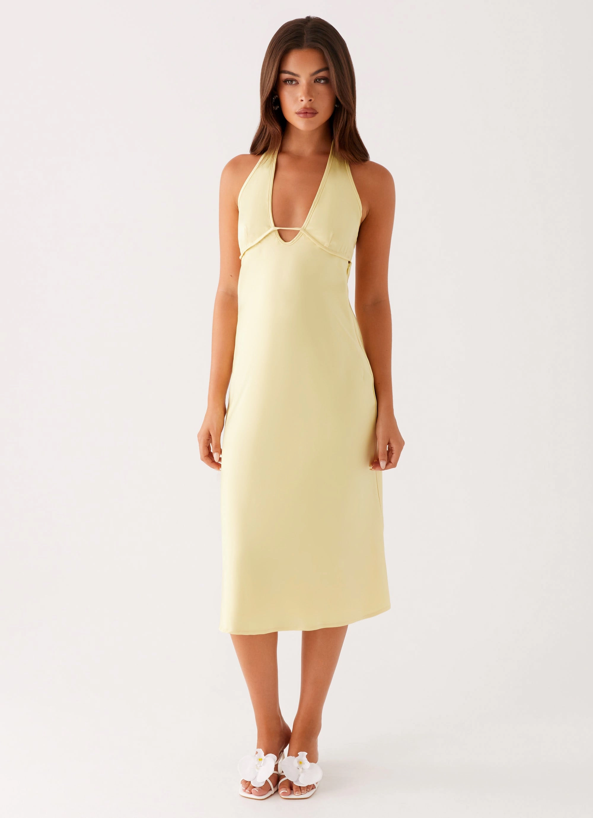 Davies Midi Dress - Yellow