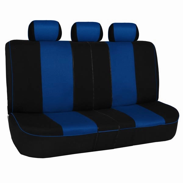 Edgy Piping Seat Covers - Full Set Blue