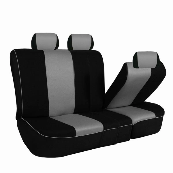 Edgy Piping Seat Covers - Full Set Gray