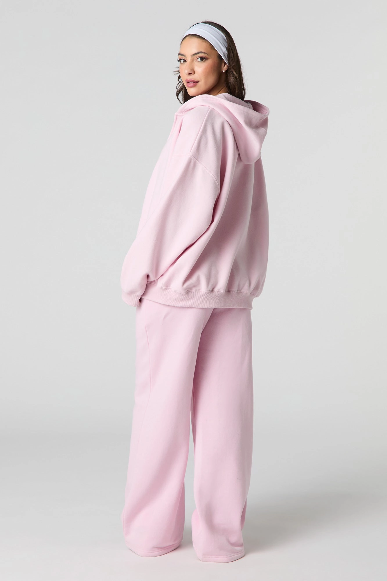 Fleece Wide Leg Sweatpant