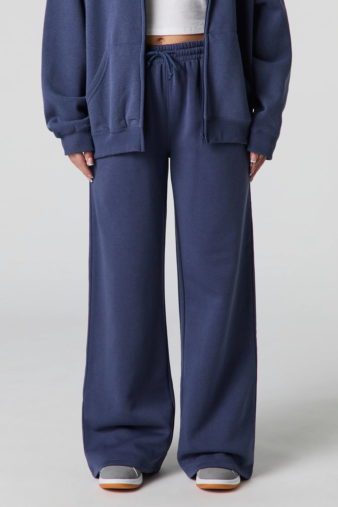 Fleece Wide Leg Sweatpant