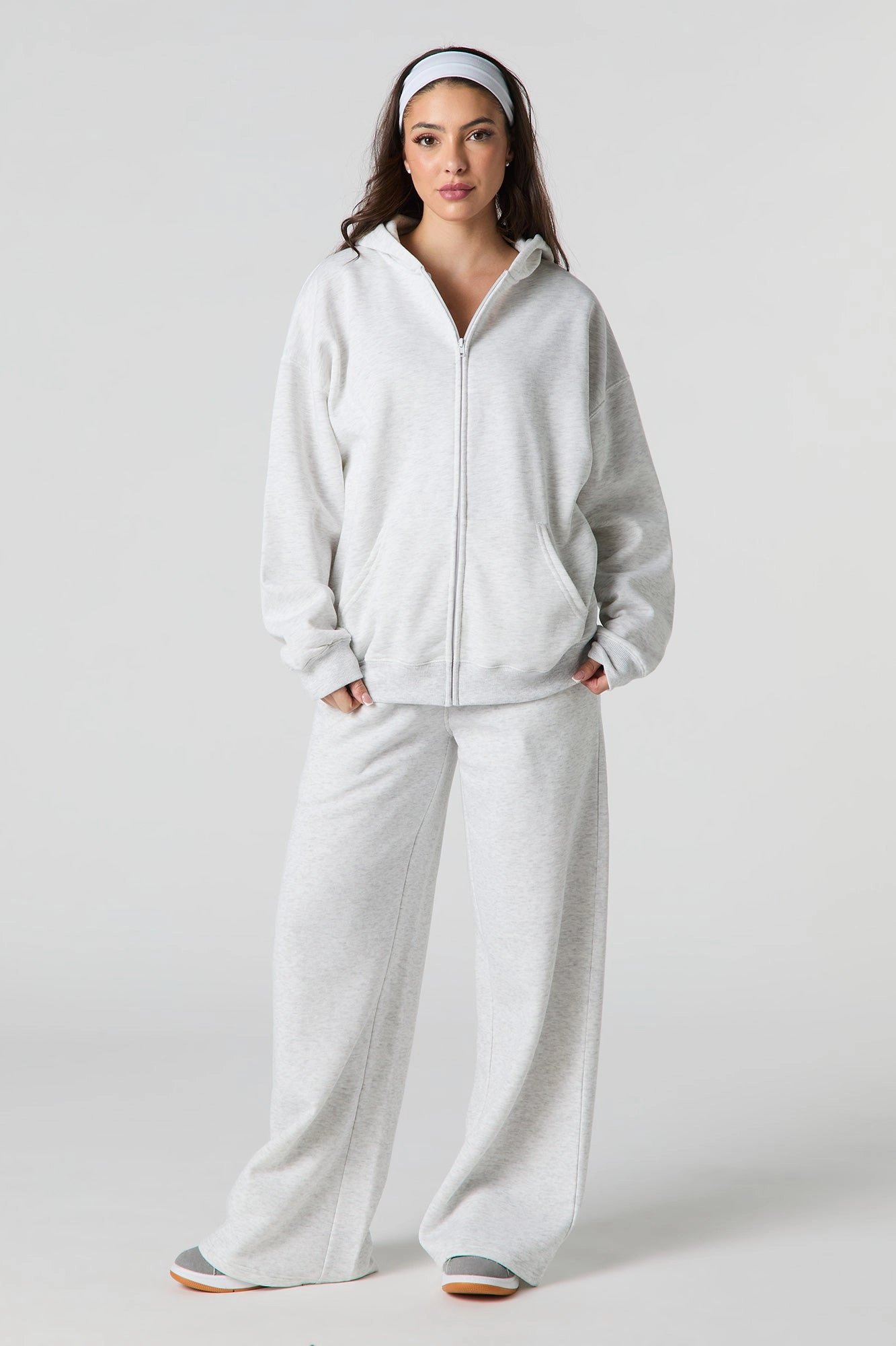 Fleece Wide Leg Sweatpant