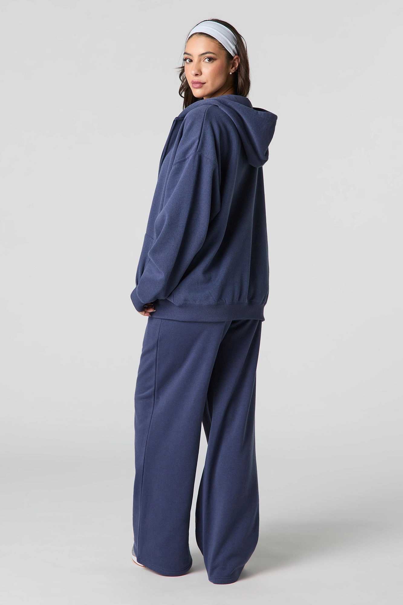 Fleece Wide Leg Sweatpant
