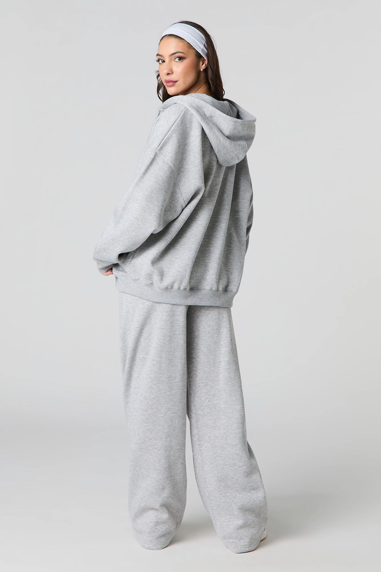 Fleece Wide Leg Sweatpant