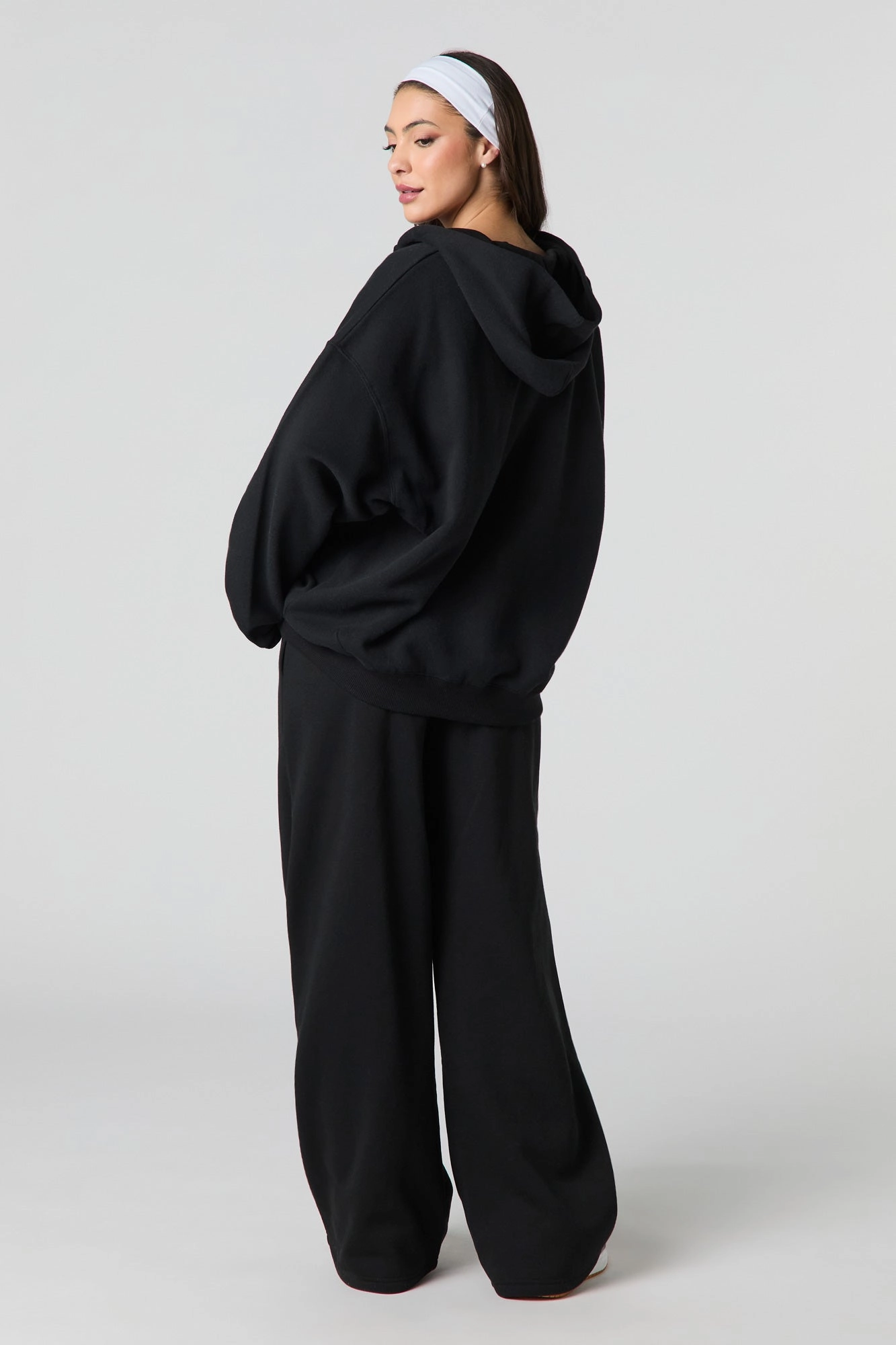 Fleece Wide Leg Sweatpant