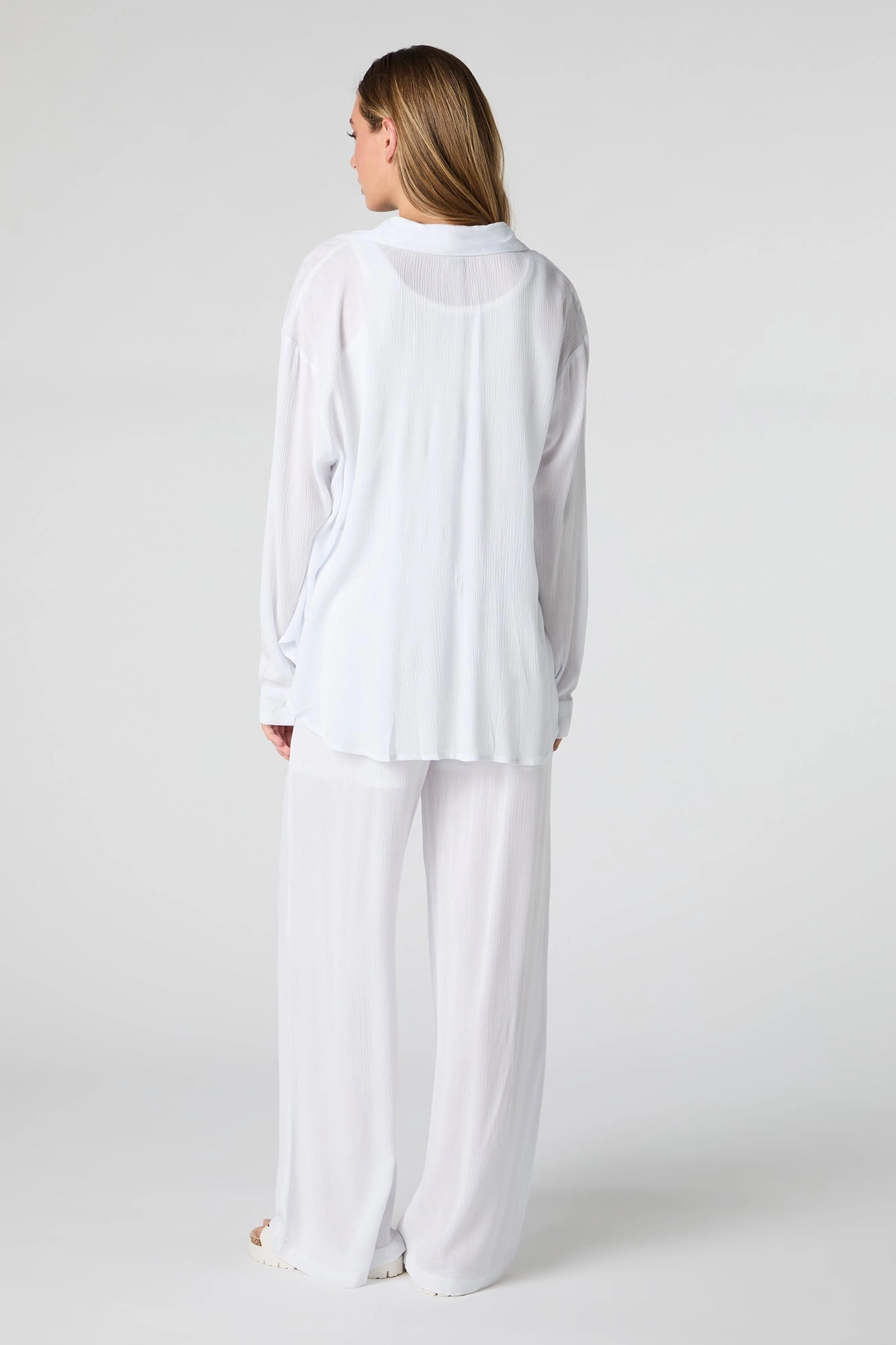 Flowy Drawstring Wide Leg Pant