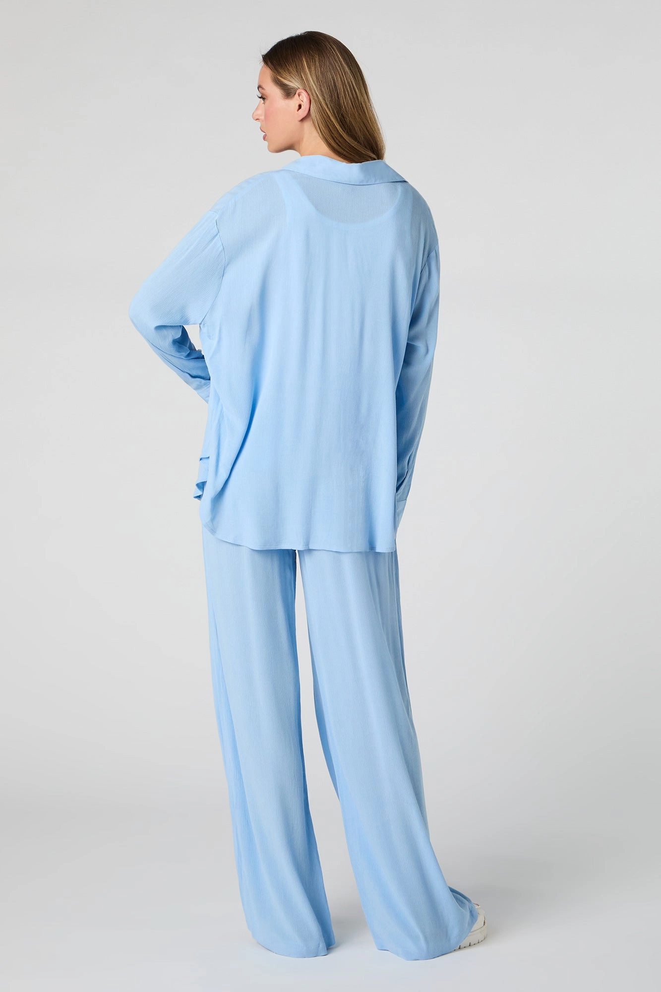 Flowy Drawstring Wide Leg Pant