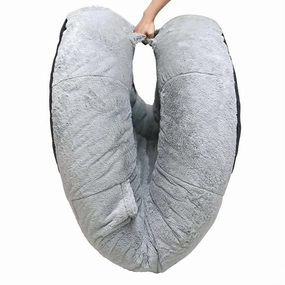 Fond & Found 990321184 Large Cozy Plush Pet Bed, 68" x 38" x 10"