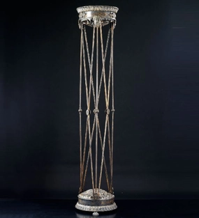 French Gold Oxide Floor Light