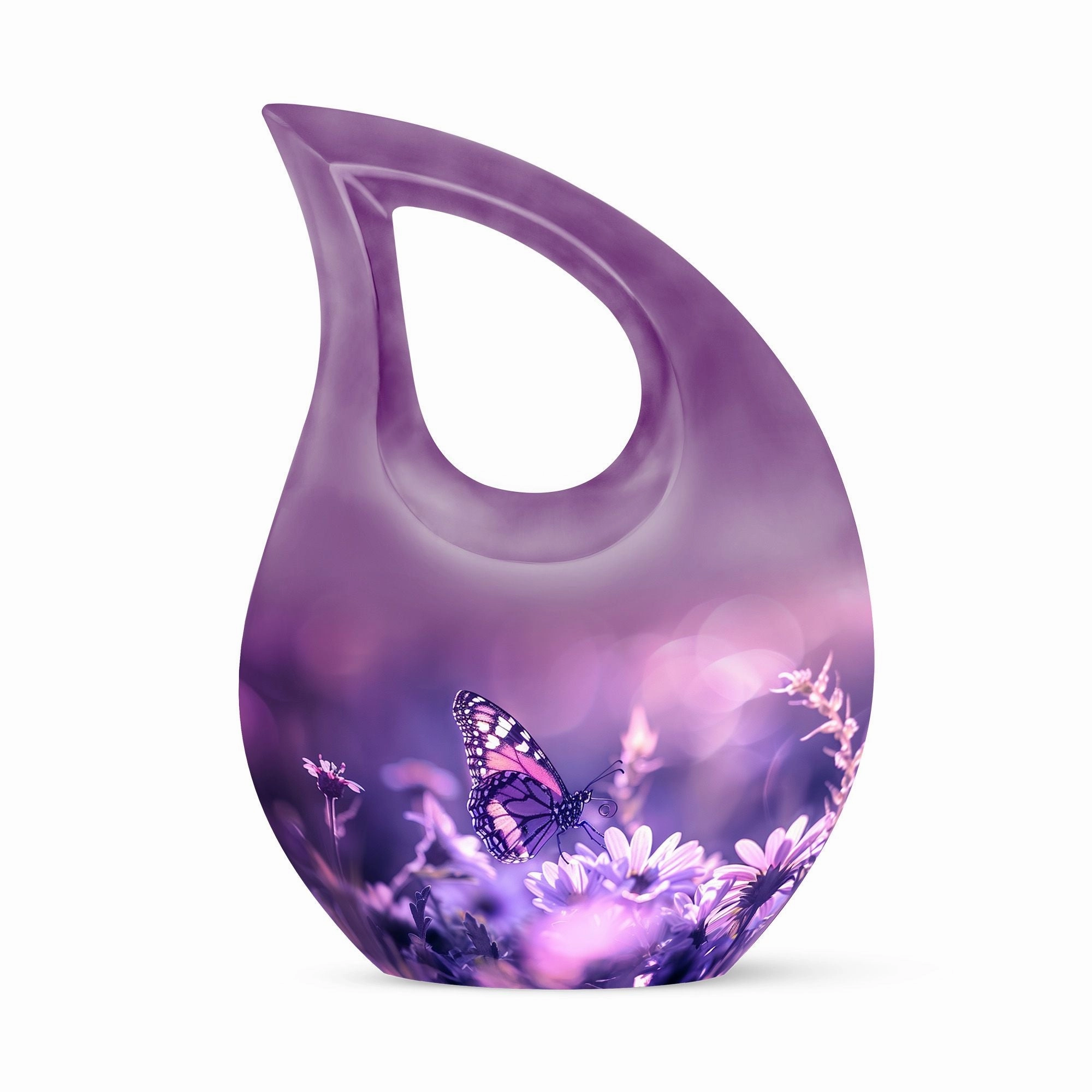 Gentle Butterfly Sanctuary - Supreme Memorial Urn For Ashes