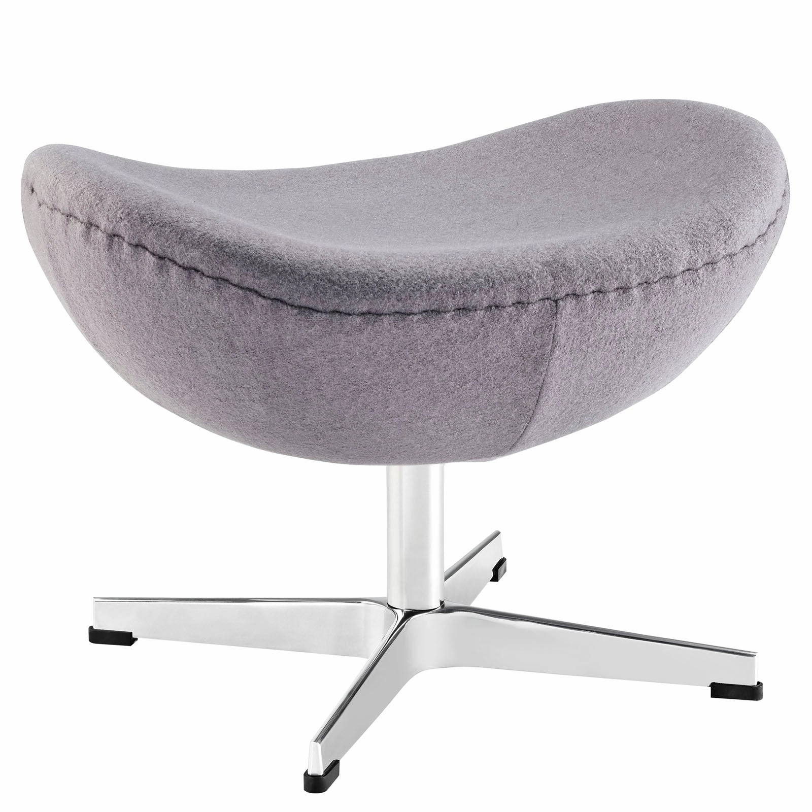 Glove Wool Ottoman by Modway