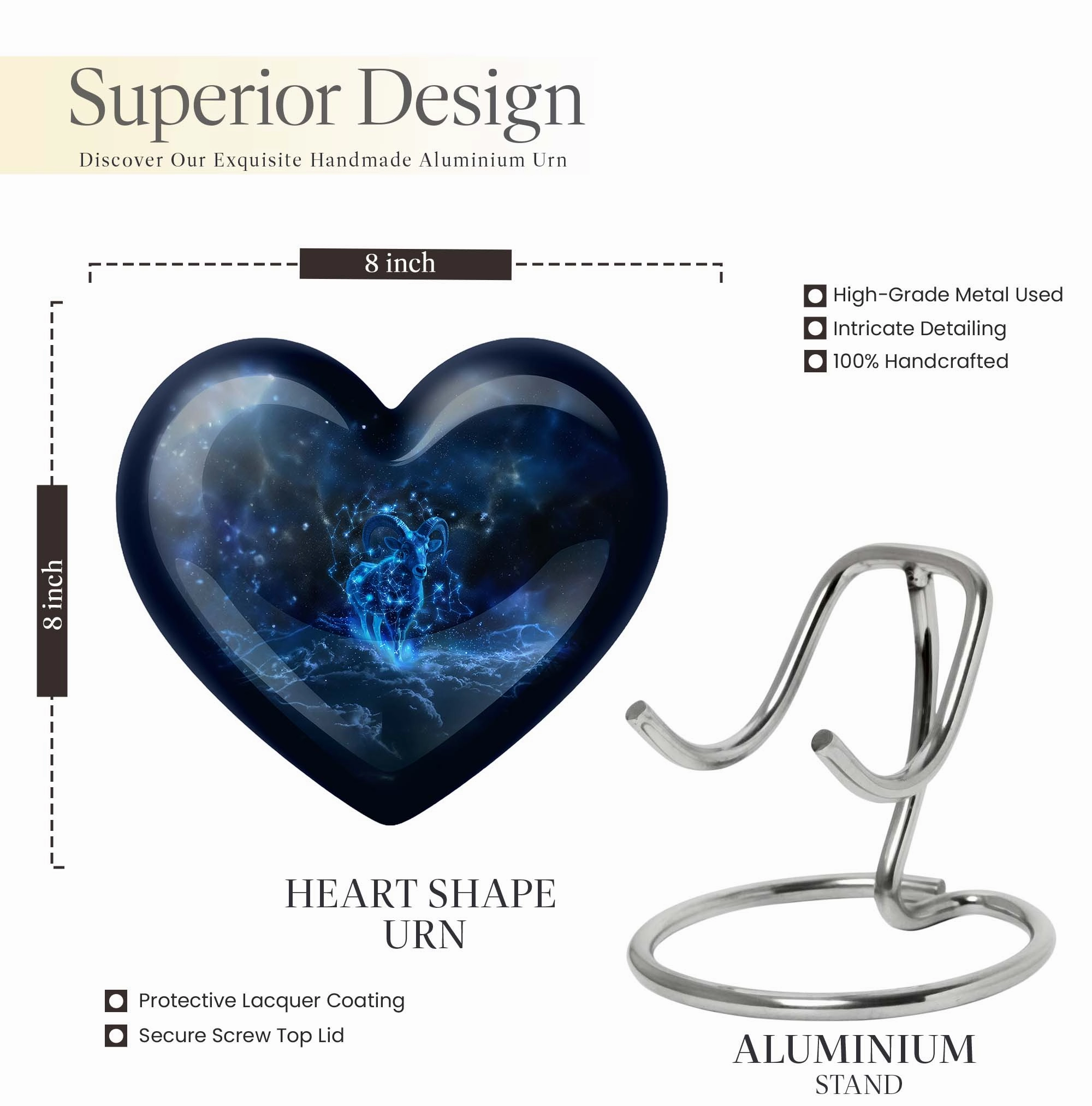 Goat Urn Eternity Keeper: Commemorative Cremation Vessel