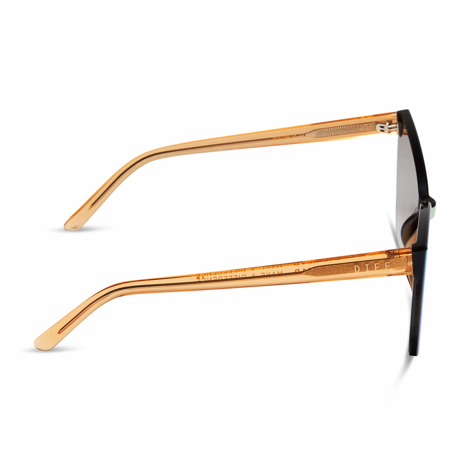 GOLDIE XS - APRICOT CRYSTAL   PEACH MIRROR SUNGLASSES