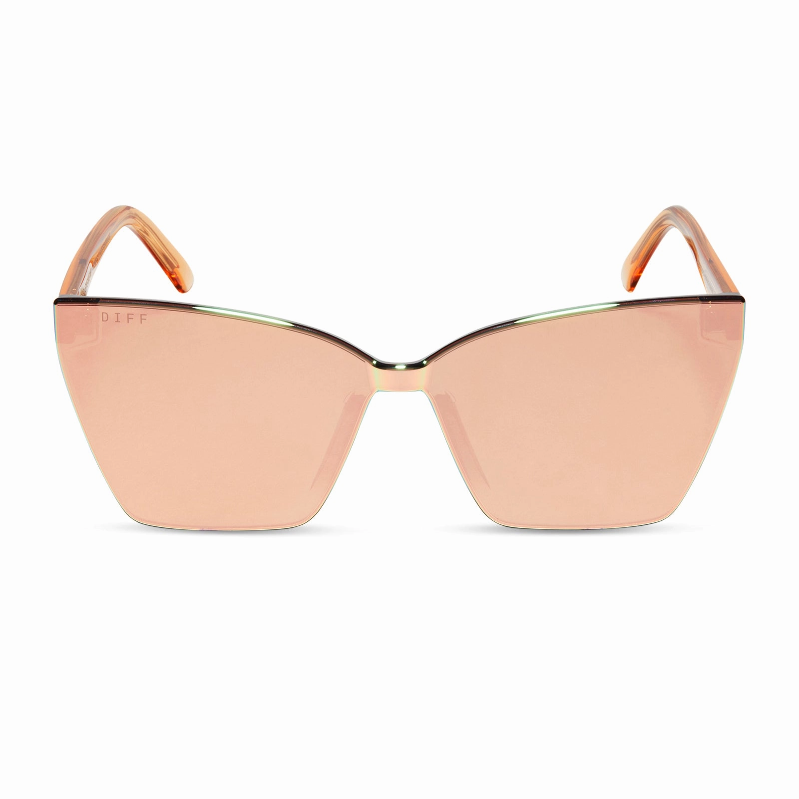 GOLDIE XS - APRICOT CRYSTAL   PEACH MIRROR SUNGLASSES