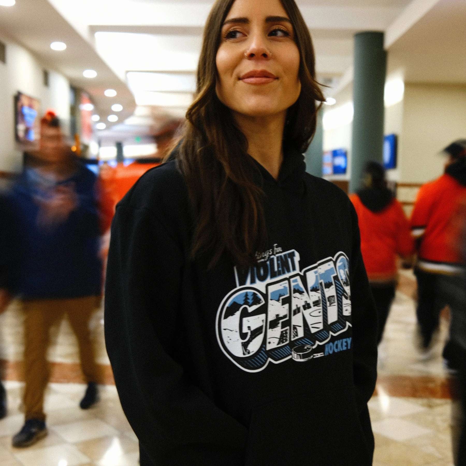 Greetings Relaxed Pullover Hood