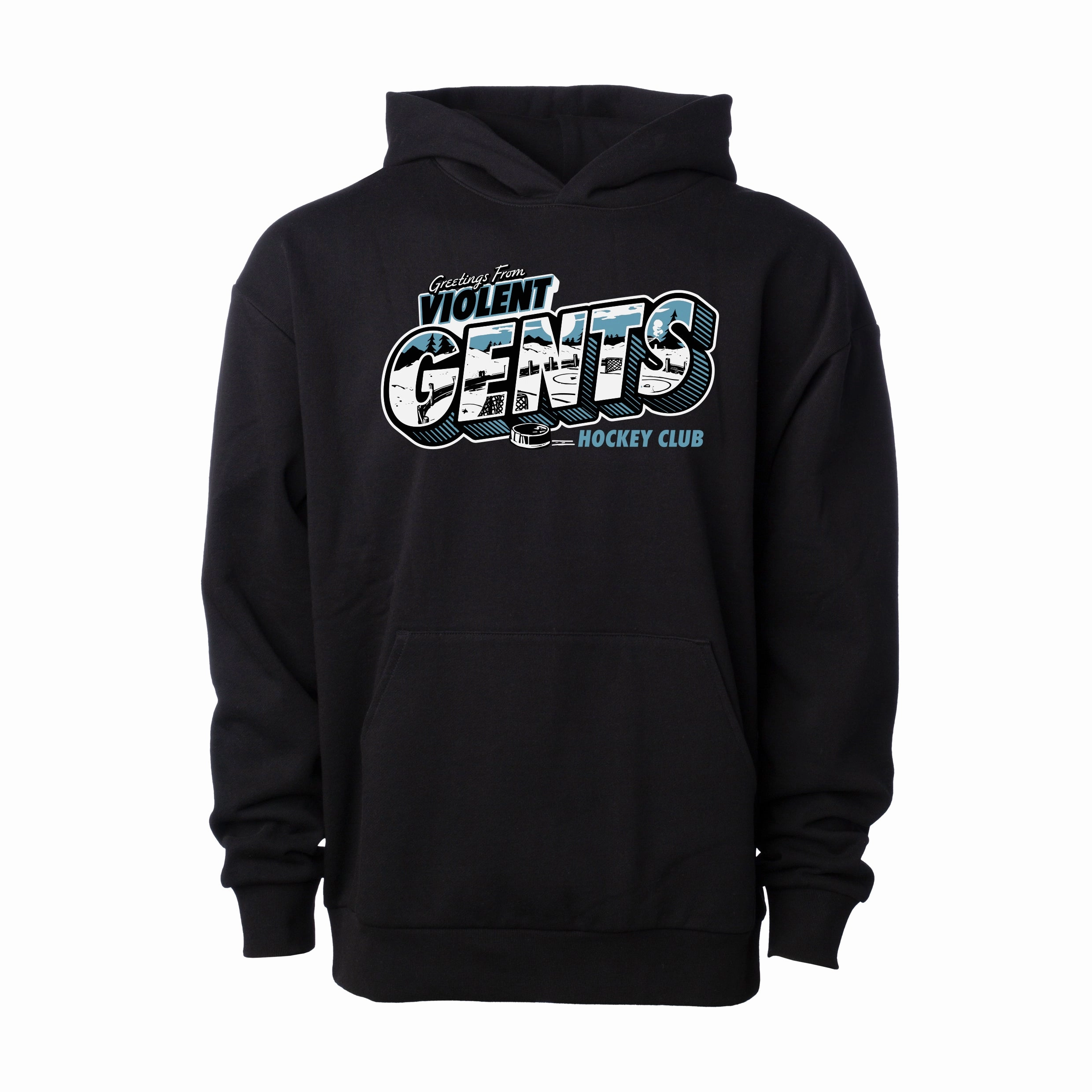 Greetings Relaxed Pullover Hood
