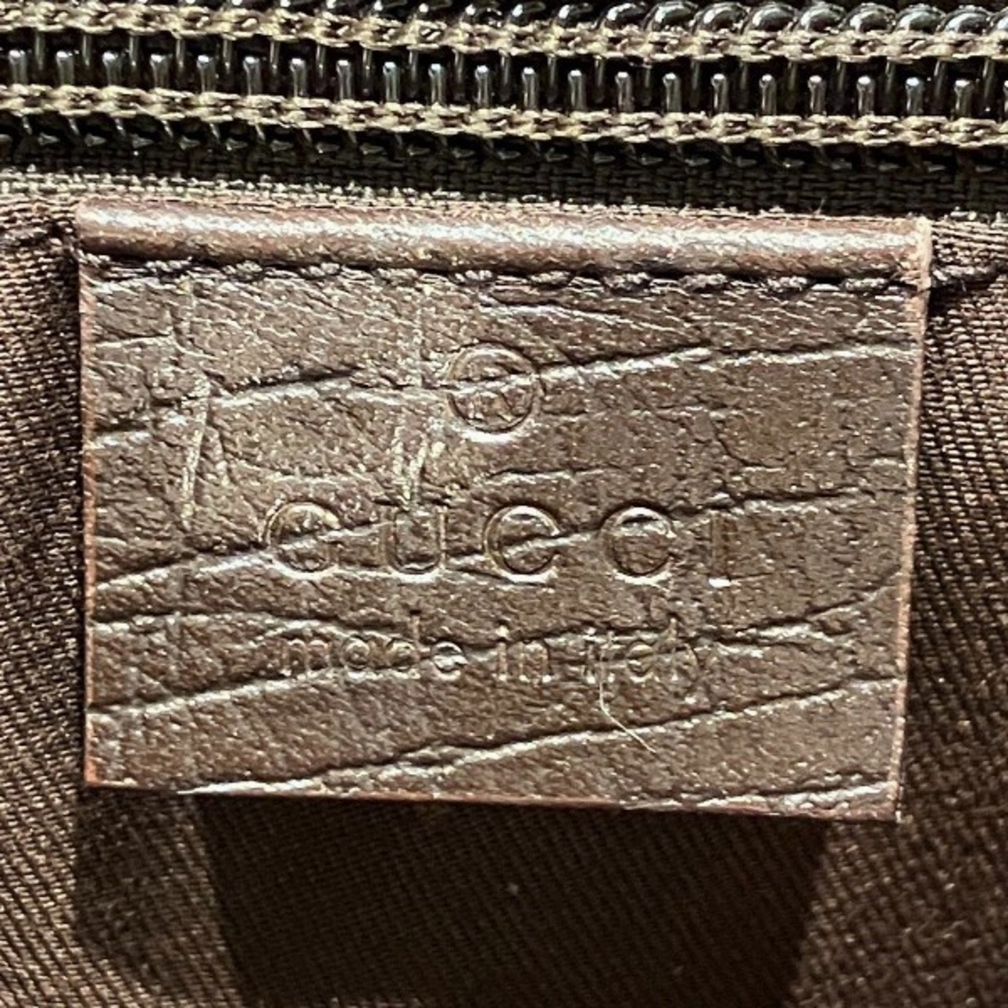 Gucci Gg Supreme Leather Tote Bag (Pre-Owned)